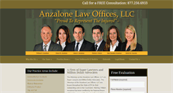 Desktop Screenshot of anzalonelaw.com